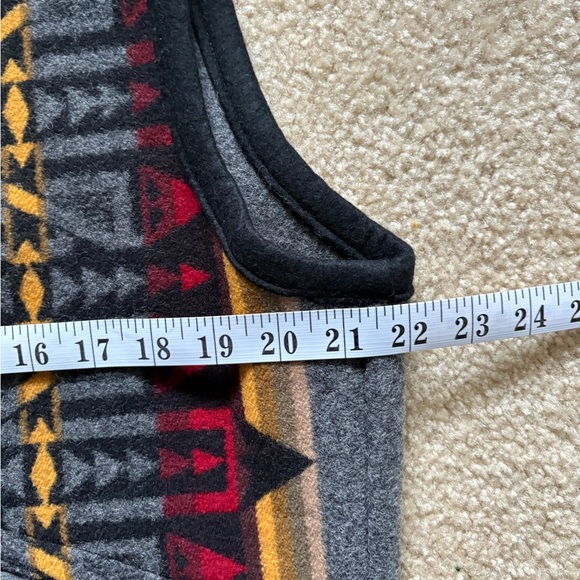 VTG Pendleton High Grade Westernwear Wool Vest Southwestern Aztec M Made in USA - Picture 4 of 5